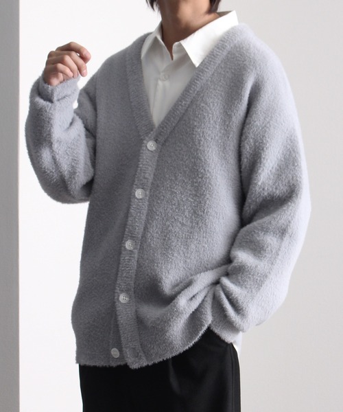 フラッフィーシャギーニット オーバーカーディガン（カーディガン