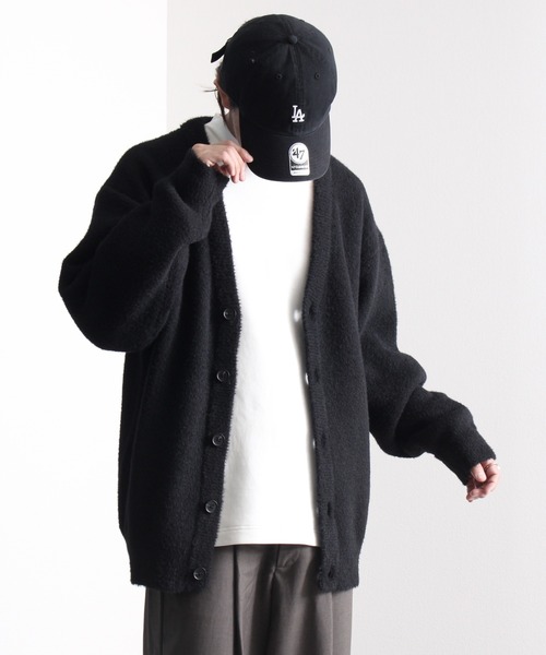 フラッフィーシャギーニット オーバーカーディガン