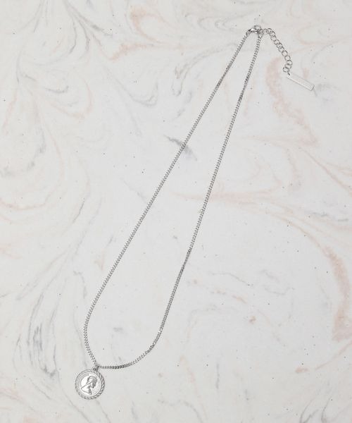 JEANASIS（ジーナシス）の「【ステンレス】コイン2レンネックレス/991848（ネックレス・レディース・ゴールド/シルバー・FREE）」の5枚目の写真
