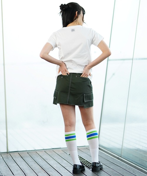ROXY(ロキシー)の「ROXY/ロキシー 半袖Tシャツ ブランドロゴ クルーネック RST241079(Tシャツ/カットソー・レディース・ブラック/ホワイト・L/M/S)」の8枚目の写真