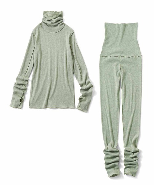 IEDIT（イディット）の「ＩＥＤＩＴ　綿１００％エニワイズ加工の肌心地がやさしいインナーセット（インナーウェア/肌着・レディース・杢グレー/アイボリー/グリーン・LARGE/XX-LARGE/MEDIUM/X-LARGE/XXX-LARGE/SMALL）」の3枚目の写真