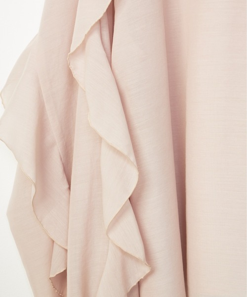 INED CLARO（イネドクラロ）の「フリルスリーブブラウス（シャツ/ブラウス・レディース・ピンク/ブラック・フリー）」の7枚目の写真