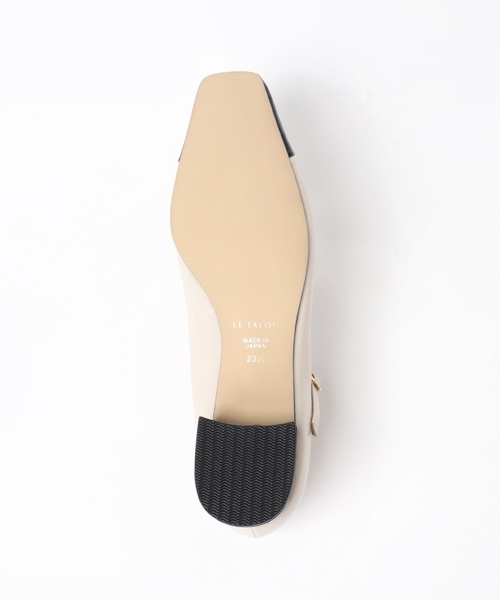 LE TALON（ルタロン）の「3cmスクエアコンビメリージェーン（パンプス・レディース・オートミール・23.5cm/24cm/23cm/22.5cm/25cm/24.5cm/21/21.5/22cm/25.5cm）」の8枚目の写真