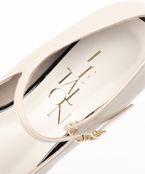 LE TALON（ルタロン）の「3cmスクエアコンビメリージェーン（パンプス・レディース・オートミール・23.5cm/24cm/23cm/22.5cm/25cm/24.5cm/21/21.5/22cm/25.5cm）」の9枚目の写真