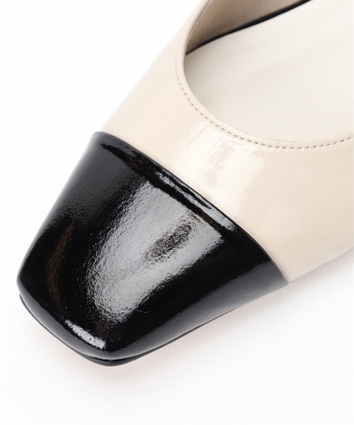 LE TALON（ルタロン）の「3cmスクエアコンビメリージェーン（パンプス・レディース・オートミール・23.5cm/24cm/23cm/22.5cm/25cm/24.5cm/21/21.5/22cm/25.5cm）」の10枚目の写真