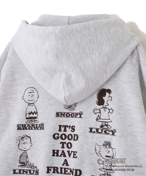 AVIREX（アヴィレックス）の「《PEANUTS×AVIREX》PULL OVER PARKA/《ピーナッツ×アヴィレックス》プルオーバーパーカー（パーカー・レディース・ミント/チャコールグレー/ライトグレー・FREE）」の20枚目の写真