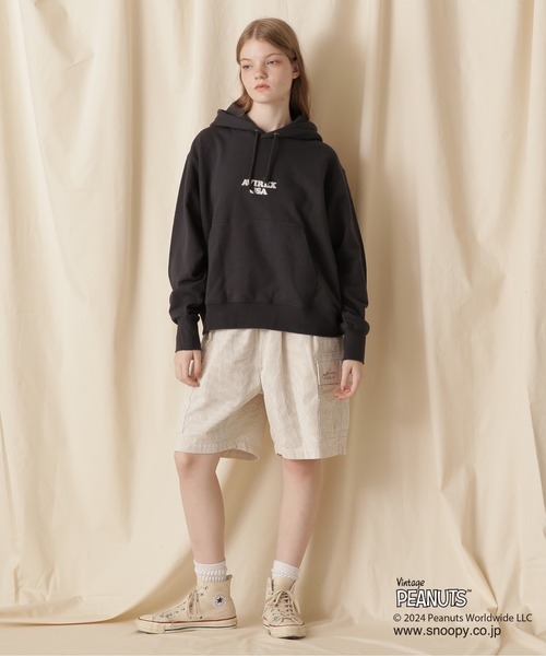 AVIREX（アヴィレックス）の「《PEANUTS×AVIREX》PULL OVER PARKA/《ピーナッツ×アヴィレックス》プルオーバーパーカー（パーカー・レディース・ミント/チャコールグレー/ライトグレー・FREE）」の17枚目の写真