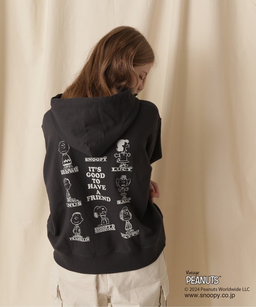 AVIREX（アヴィレックス）の「《PEANUTS×AVIREX》PULL OVER PARKA/《ピーナッツ×アヴィレックス》プルオーバーパーカー（パーカー・レディース・ミント/チャコールグレー/ライトグレー・FREE）」の16枚目の写真