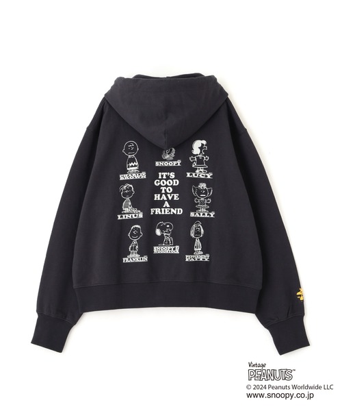AVIREX（アヴィレックス）の「《PEANUTS×AVIREX》PULL OVER PARKA/《ピーナッツ×アヴィレックス》プルオーバーパーカー（パーカー・レディース・ミント/チャコールグレー/ライトグレー・FREE）」の8枚目の写真