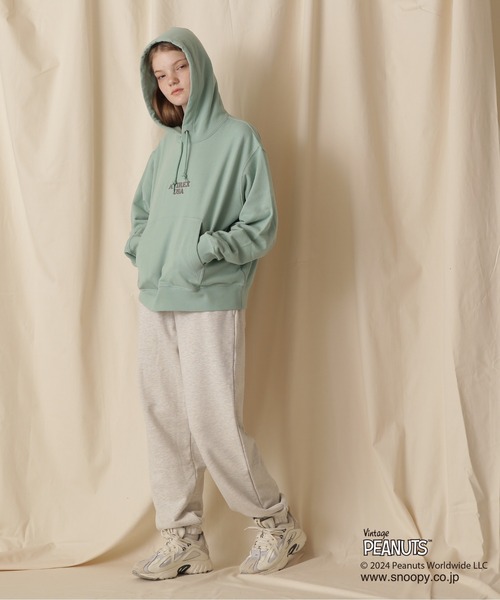 AVIREX（アヴィレックス）の「《PEANUTS×AVIREX》PULL OVER PARKA/《ピーナッツ×アヴィレックス》プルオーバーパーカー（パーカー・レディース・ミント/チャコールグレー/ライトグレー・FREE）」の12枚目の写真