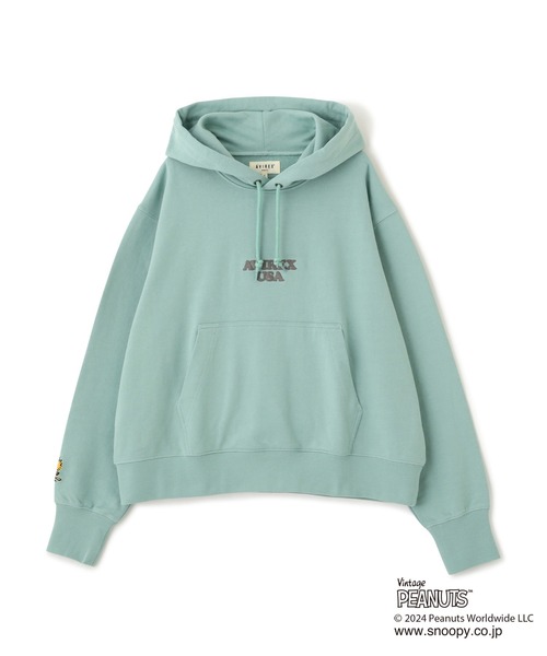 AVIREX（アヴィレックス）の「《PEANUTS×AVIREX》PULL OVER PARKA/《ピーナッツ×アヴィレックス》プルオーバーパーカー（パーカー・レディース・ミント/チャコールグレー/ライトグレー・FREE）」の5枚目の写真