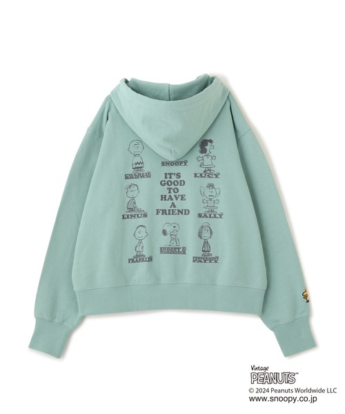 AVIREX（アヴィレックス）の「《PEANUTS×AVIREX》PULL OVER PARKA/《ピーナッツ×アヴィレックス》プルオーバーパーカー（パーカー・レディース・ミント/チャコールグレー/ライトグレー・FREE）」の6枚目の写真
