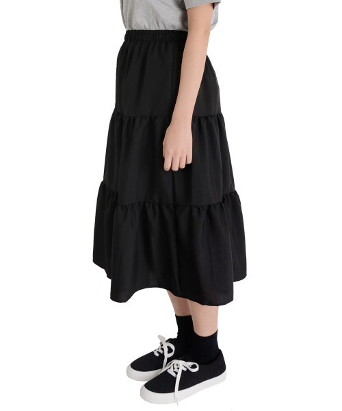 urge:(アージコロン )の「【URGE:】フレア ミモレ丈 ロングスカート(スカート・レディース・ホワイト/ブラック・SMALL/MEDIUM/LARGE/X-LARGE)」の19枚目の写真