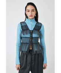 MOUSSY | GATHER TULLE ベスト(ベスト)