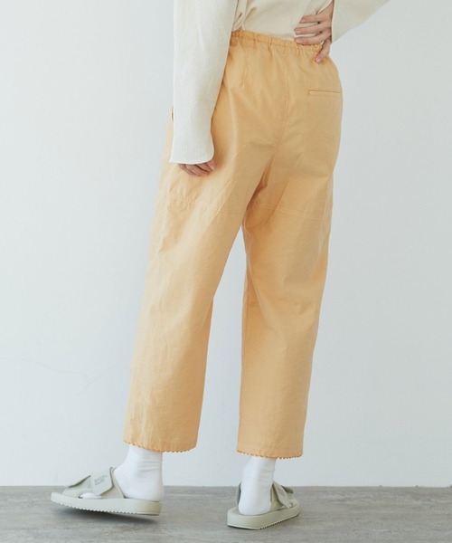 yuni（ユニ ）の「ワッシャー コットンナイロン イージーパンツ