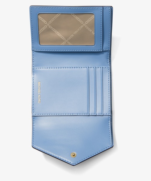 MICHAEL KORS(マイケルコース)の「JET SET CHARM エンベロープ トライフォールド - MKシグネチャー(財布・レディース・ブルー系その他・FREE)」の2枚目の写真