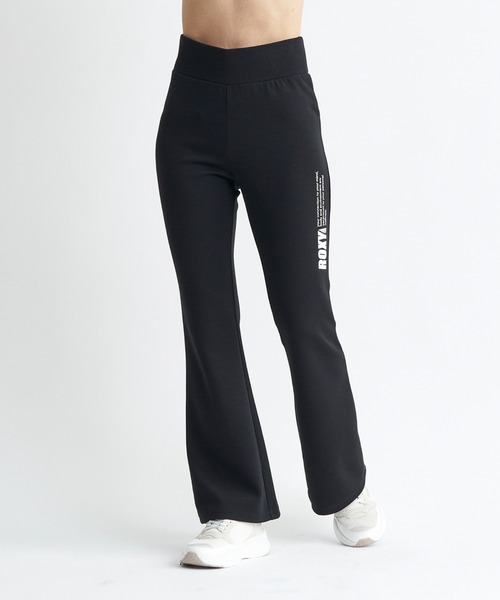 ROXY(ロキシー)の「BRB FLARE LEGGINGS/ロキシーフレアシルエットレギンス(その他パンツ・レディース・ブラック/パープル/グレー・SMALL/MEDIUM/LARGE)」の1枚目の写真