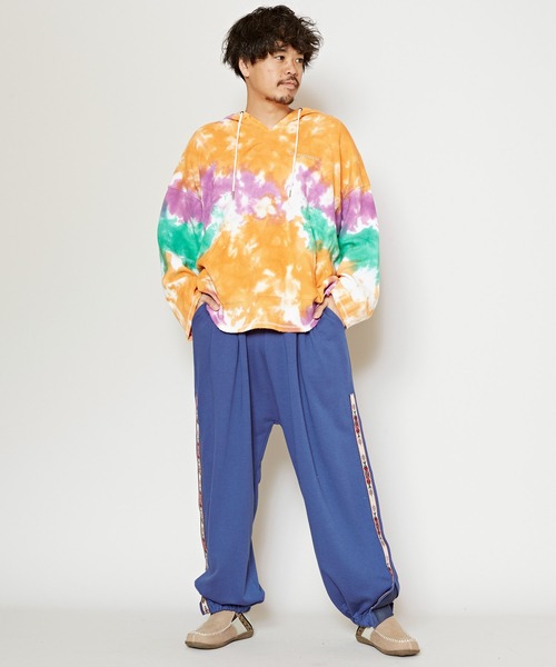 チャイハネ(チャイハネ)の「【チャイハネ】アメキマMEN'Sスウェットパンツ(スウェットパンツ・メンズ・ブラック/ネイビー・FREE)」の5枚目の写真