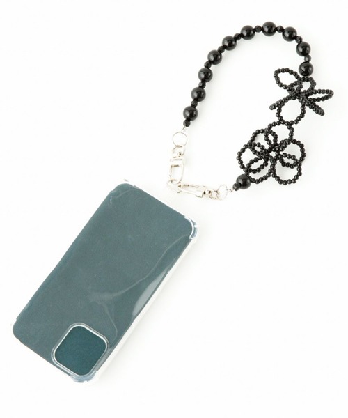 Casselini(キャセリーニ)の「【Casselini】フラワービーズハンドスマホストラップ 242-110804(スマホケース/カバー・レディース・ピンク/シルバー/ホワイト/ブラック・FREE)」の11枚目の写真