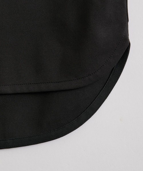 ADAM ET ROPE'(アダムエロペ)の「ポンチ ドロップショルダー キックバック ロングスリーブTee / 高機能ストレッチ / ロングシーズン着用可能(Tシャツ/カットソー・メンズ・ブラック/グレー/オフホワイト/グリーン系その他3・L/M)」の6枚目の写真