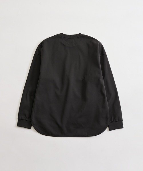 ADAM ET ROPE'(アダムエロペ)の「ポンチ ドロップショルダー キックバック ロングスリーブTee / 高機能ストレッチ / ロングシーズン着用可能(Tシャツ/カットソー・メンズ・ブラック/グレー/オフホワイト/グリーン系その他3・L/M)」の14枚目の写真