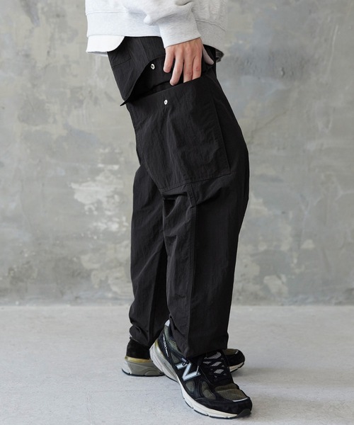 coca(coca)(コカ)の「メンズ ナイロンワッシャーカーゴパンツ(カーゴパンツ・メンズ・カーキ/ブラック・M/L/XL)」の11枚目の写真
