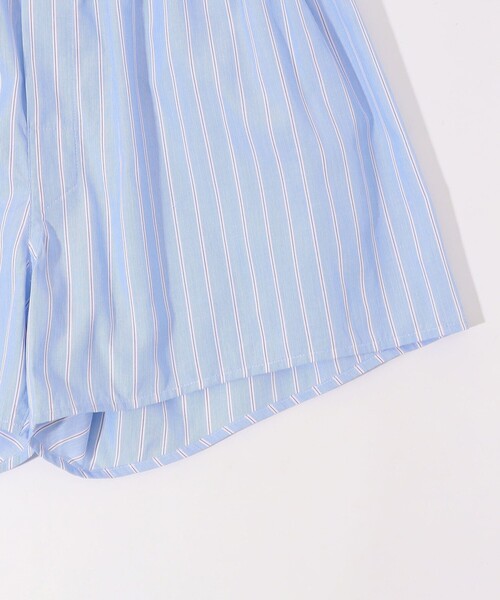 TOMORROWLAND HOME（トゥモローランドホーム）の「コットンブロードストライプ トランクス（トランクス・メンズ・ブルー系その他2・L/M/S）」の4枚目の写真