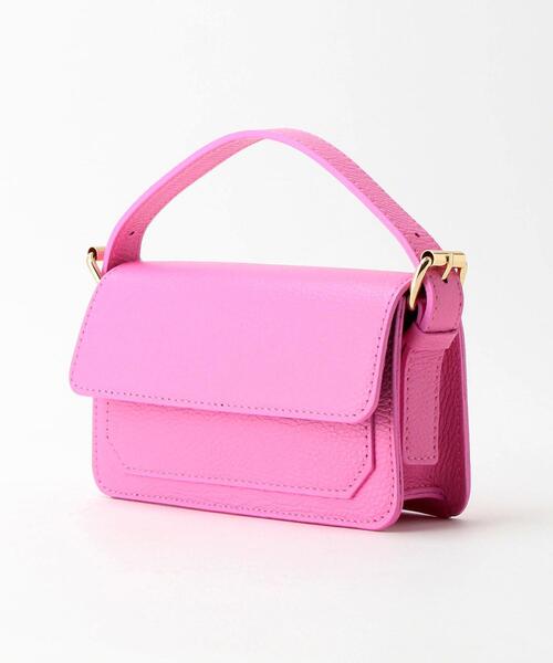 ELYSIR（エリジール）の「＜ELYSIR＞レザー フラップ ショルダーバッグ -2WAY-（ショルダーバッグ・レディース・ピンク・FREE）」の5枚目の写真