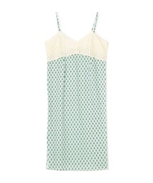 トゥモローランド 花柄綿100%ワンピース 36 (38) トゥモローランド 花柄綿100%ワンピース 36 (38