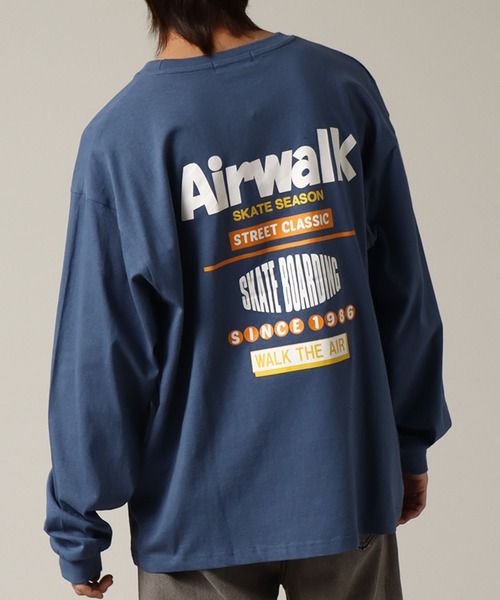 NINE LIVES アートワーク 長袖Tシャツ ブラック　Mサイズ AIRWALK（エアウォーク）の「【AIRWALK/エアウォーク】アート