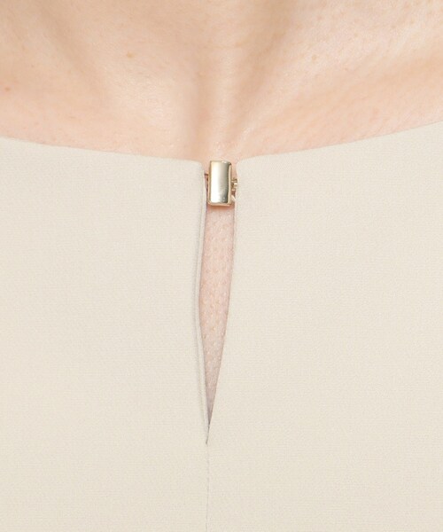 ITS'DEMO（イッツデモ）の「◆【普段着にも使える／卒業式・入学式／オフィス／セレモニー】ダブルクロスペプラムブラウス（シャツ/ブラウス・レディース・ブラック/ナチュラル・00）」の16枚目の写真