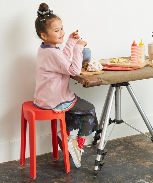 Life Support Products(ライフサポートプロダクツ)の「【防汚加工】ラウンドロンティー(80~150cm)(Tシャツ/カットソー・キッズ・エメラルド/オフホワイト/グレー/ピンク/ベージュ系その他/ホワイト系その他/チャコール/グリーン系その他・80/90/95/100/110/120/130/140/150)」の8枚目の写真