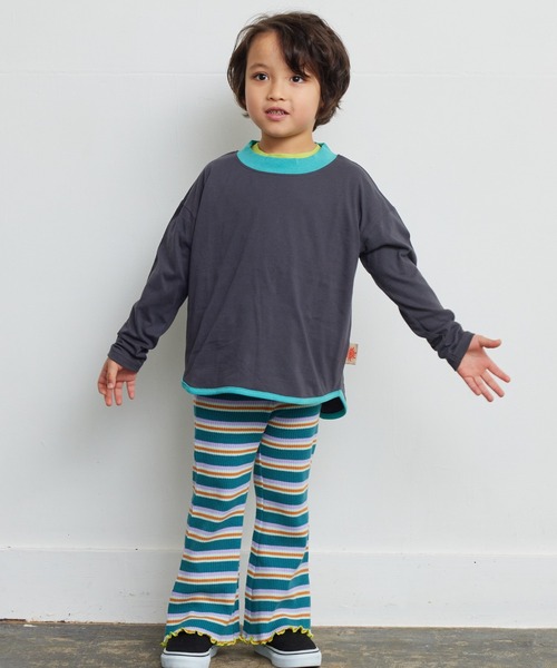 Life Support Products(ライフサポートプロダクツ)の「【防汚加工】ラウンドロンティー(80~150cm)(Tシャツ/カットソー・キッズ・エメラルド/オフホワイト/グレー/ピンク/ベージュ系その他/ホワイト系その他/チャコール/グリーン系その他・80/90/95/100/110/120/130/140/150)」の17枚目の写真