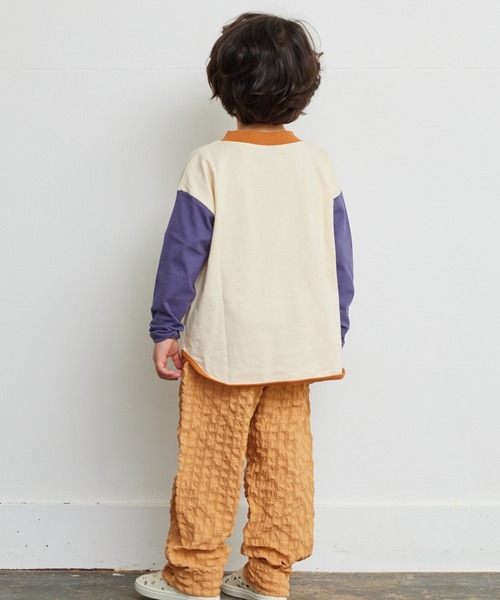 Life Support Products(ライフサポートプロダクツ)の「【防汚加工】ラウンドロンティー(80~150cm)(Tシャツ/カットソー・キッズ・エメラルド/オフホワイト/グレー/ピンク/ベージュ系その他/ホワイト系その他/チャコール/グリーン系その他・80/90/95/100/110/120/130/140/150)」の10枚目の写真