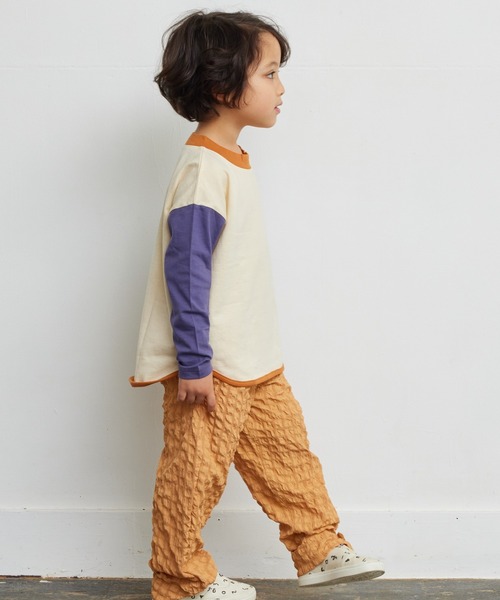 Life Support Products(ライフサポートプロダクツ)の「【防汚加工】ラウンドロンティー(80~150cm)(Tシャツ/カットソー・キッズ・エメラルド/オフホワイト/グレー/ピンク/ベージュ系その他/ホワイト系その他/チャコール/グリーン系その他・80/90/95/100/110/120/130/140/150)」の9枚目の写真