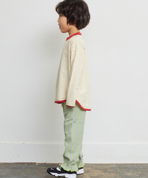 Life Support Products(ライフサポートプロダクツ)の「【防汚加工】ラウンドロンティー(80~150cm)(Tシャツ/カットソー・キッズ・エメラルド/オフホワイト/グレー/ピンク/ベージュ系その他/ホワイト系その他/チャコール/グリーン系その他・80/90/95/100/110/120/130/140/150)」の12枚目の写真