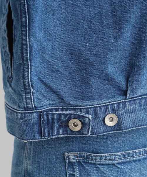 INDIVI（インディヴィ）の「◆【トレンド！／ストレッチ／SETUP可能】ベーシックデニムジャケット（デニムジャケット・レディース・ブルー・03/05/13/15 /19/36/38/40）」の16枚目の写真