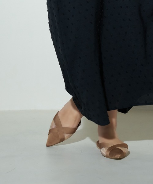 carino（カリーノ）の「メッシュポインテッドトゥパンプス（パンプス・レディース・ベージュ/ブラック/カーキ・S/M/L/LL）」の12枚目の写真