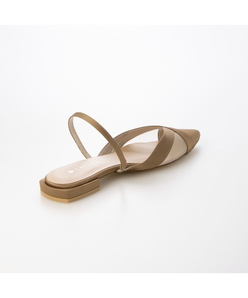 carino（カリーノ）の「メッシュポインテッドトゥパンプス（パンプス・レディース・ベージュ/ブラック/カーキ・S/M/L/LL）」の5枚目の写真