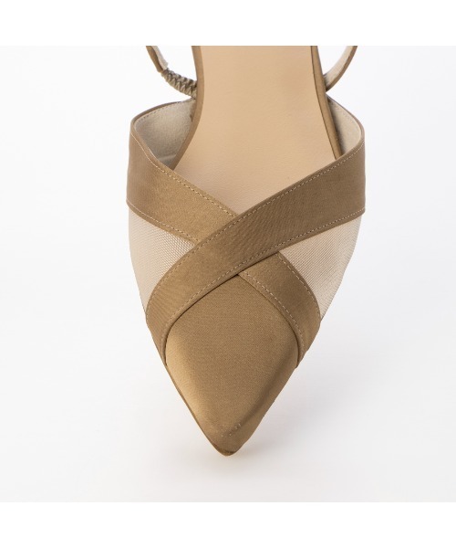 carino（カリーノ）の「メッシュポインテッドトゥパンプス（パンプス・レディース・ベージュ/ブラック/カーキ・S/M/L/LL）」の7枚目の写真