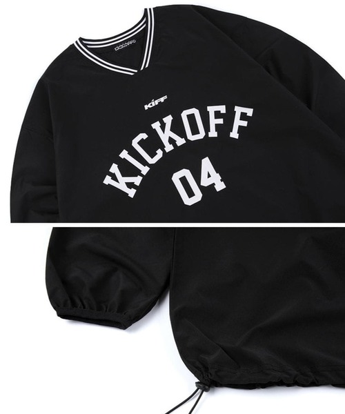 NASTY KICK(ナスティーキック)の「【UNISEX】NASTYKICK/Kick Off Vネックプルオーバ 2112937(Tシャツ/カットソー・レディース・ブラック/カーキ・MEDIUM/LARGE)」の13枚目の写真