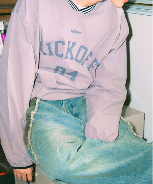 NASTY KICK(ナスティーキック)の「【UNISEX】NASTYKICK/Kick Off Vネックプルオーバ 2112937(Tシャツ/カットソー・レディース・ブラック/カーキ・MEDIUM/LARGE)」の10枚目の写真