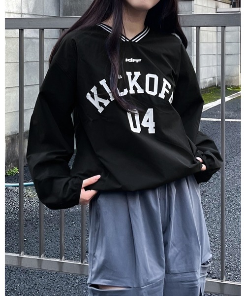NASTY KICK(ナスティーキック)の「【UNISEX】NASTYKICK/Kick Off Vネックプルオーバ 2112937(Tシャツ/カットソー・レディース・ブラック/カーキ・MEDIUM/LARGE)」の21枚目の写真