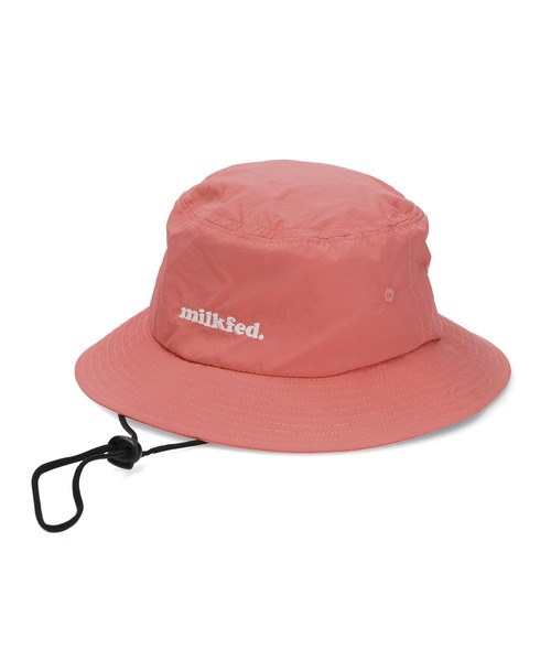 MILKFED.(ミルクフェド)の「COOPER LOGO BUCKET HAT(ハット・レディース・ピンク/ベージュ/ブラック・ONE SIZE)」の1枚目の写真