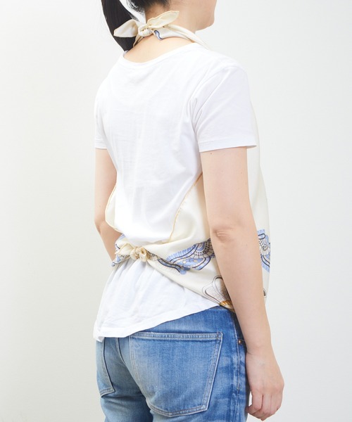 SZT: シルク100％ SILK100％ 100cm×100cm 超大判スカーフ