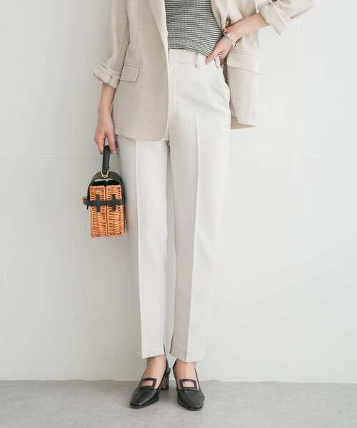 URBAN RESEARCH ROSSO WOMEN（アーバンリサーチ　ロッソ）の「ストレッチツイルスティックパンツ（その他パンツ・レディース・ブラック/ホワイト・34/36/38）」の3枚目の写真