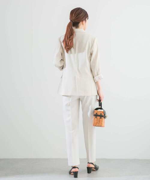 URBAN RESEARCH ROSSO WOMEN（アーバンリサーチ　ロッソ）の「ストレッチツイルスティックパンツ（その他パンツ・レディース・ブラック/ホワイト・34/36/38）」の5枚目の写真