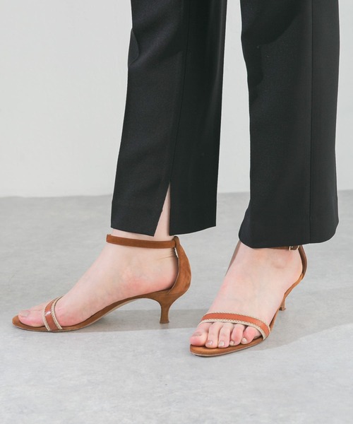 URBAN RESEARCH ROSSO WOMEN（アーバンリサーチ　ロッソ）の「ストレッチツイルスティックパンツ（その他パンツ・レディース・ブラック/ホワイト・34/36/38）」の22枚目の写真