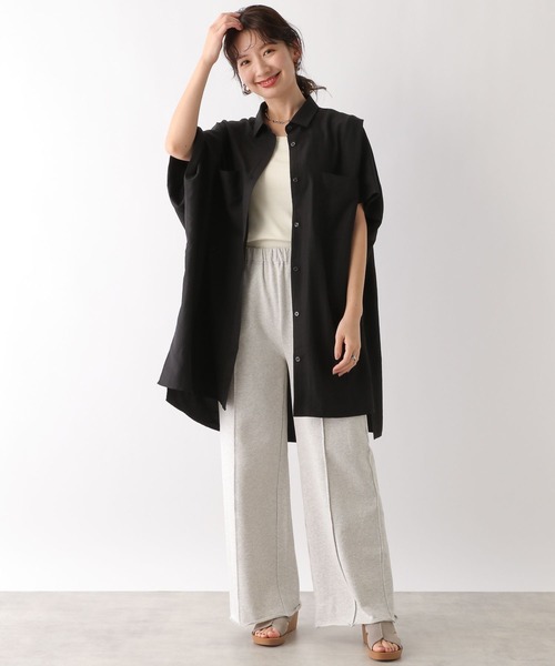 LEPSIM（レプシィム）の「サラキレポンチョシャツチュニックSS 992047