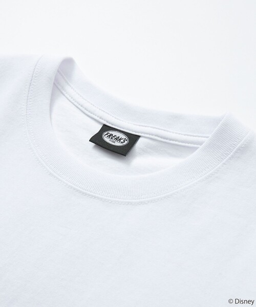 FREAK'S STORE（フリークスストア）の「限定展開/DISNEY ディズニー 白雪姫/別注 バックプリント クルーネックTシャツ（Tシャツ/カットソー・メンズ・ネイビー/ブラック/ホワイト・LARGE/MEDIUM/SMALL）」の5枚目の写真